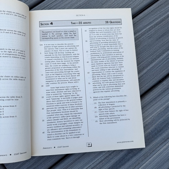 LSAT Prep Book with CD - Picture 15 of 17